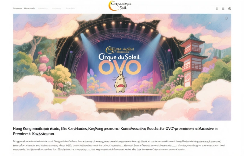 Cirque du Soleil OVO Premiere: Exclusive Preview in Kazakhstan