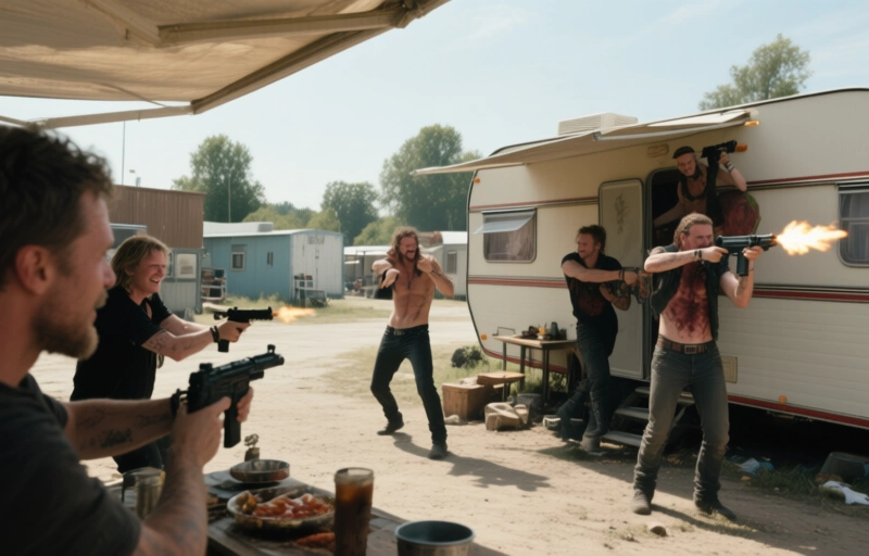 Siebener-Orgie im Trailerpark: Heiße Action bei Raging…