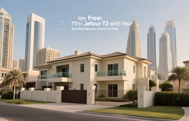 Visual representation of Get a Free Jetour T2 with Your Zen Residences Home in May