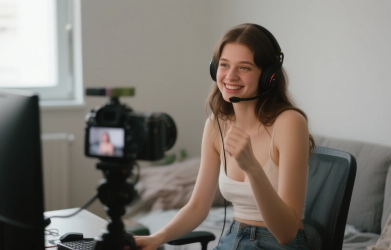 Sunnyamelia: Profil einer jungen Webcam-Performerin