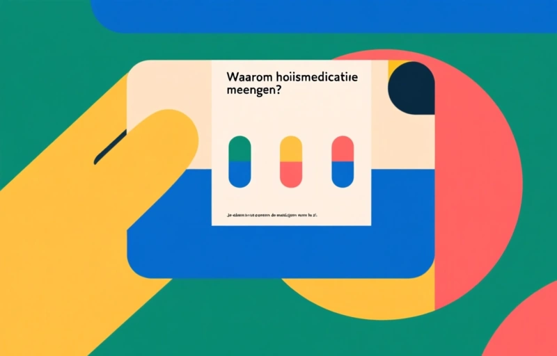 Visuele weergave van Thuismedicatie meenemen naar het ziekenhuis