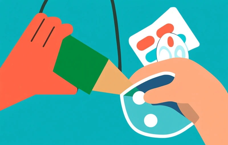 Visuele weergave van Thuismedicatie meenemen naar het ziekenhuis