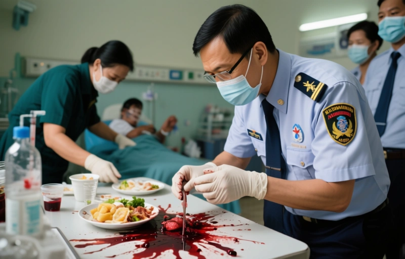 Visual representation of Food Poisoning Outbreak in Ho Chi Minh City