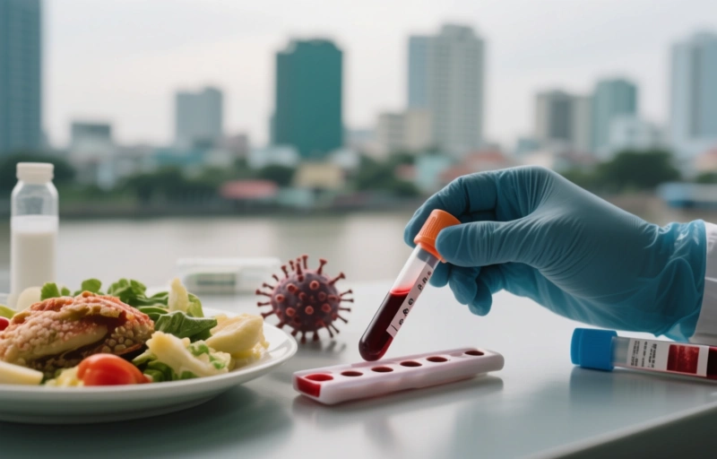 Visual representation of Food Poisoning Outbreak in Ho Chi Minh City