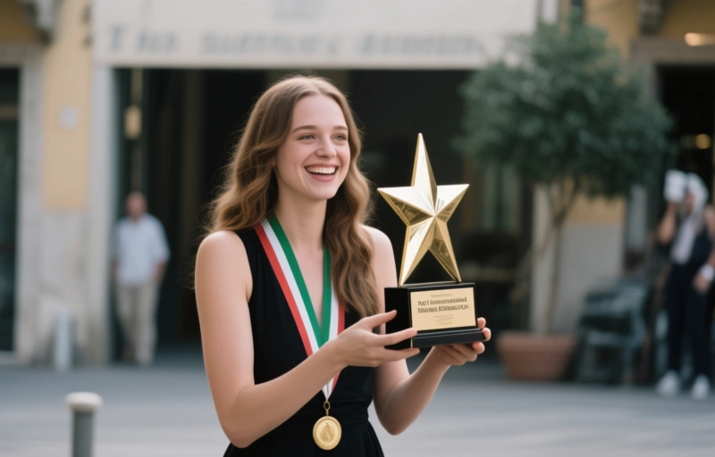 Thea Summers gewinnt 'Best International Rising Star' in Italien