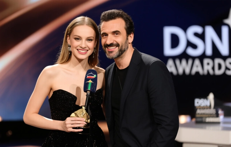 Visuelle Darstellung von Thea Summers gewinnt 'Best International Rising Star' in Italien