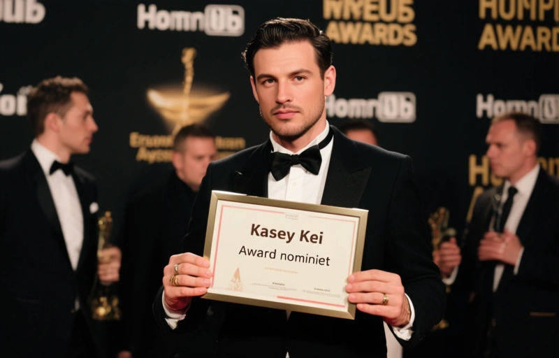 Visuelle Darstellung von Kasey Kei für Pornhub Award nominiert