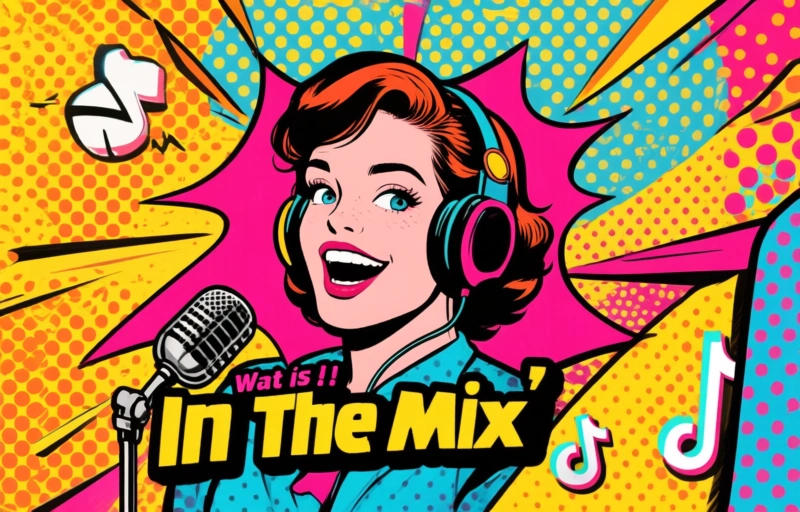 Visuele weergave van Tweede seizoen TikTok 'In The Mix' podcast gelanceerd