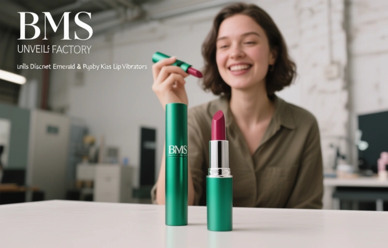 BMS Factory Unveils Discreet Emerald & Ruby Kiss Lipstick Vibrators