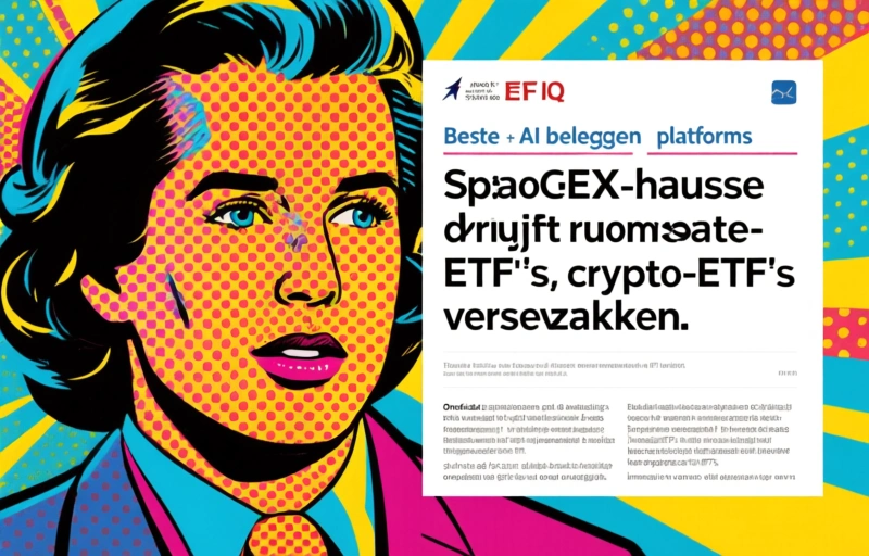 SpaceX-hausse drijft ruimte-ETF's, crypto-ETF's verzwakken