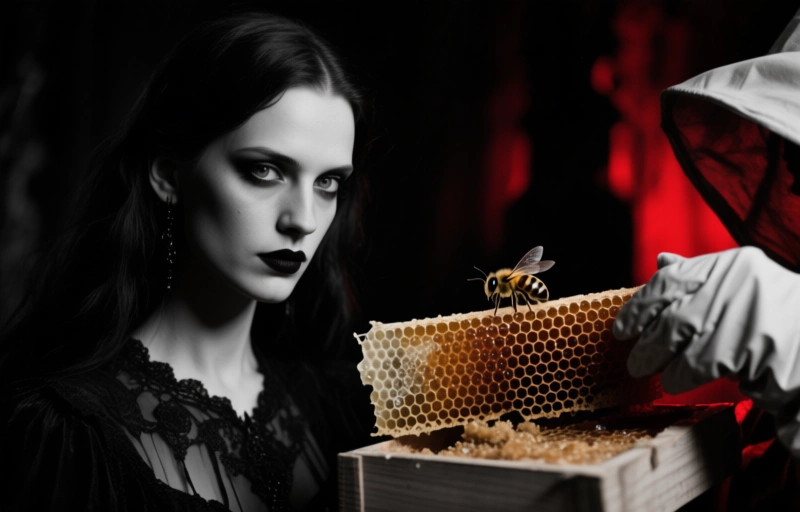 Visual representation of 20,000 Bees Captured and Relocated from BWI Airport