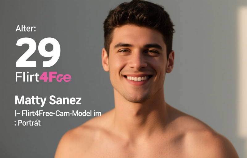 Visuelle Darstellung von Matty Saenz – Flirt4Free-Cam-Modell im Porträt