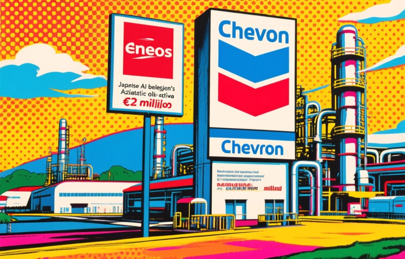 Japanse Eneos koopt Chevron's Aziatische olie-activa voor €2 miljard