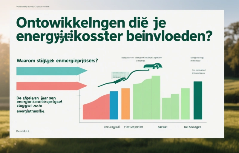 Visuele weergave van Ontwikkelingen die je energiekosten beïnvloeden