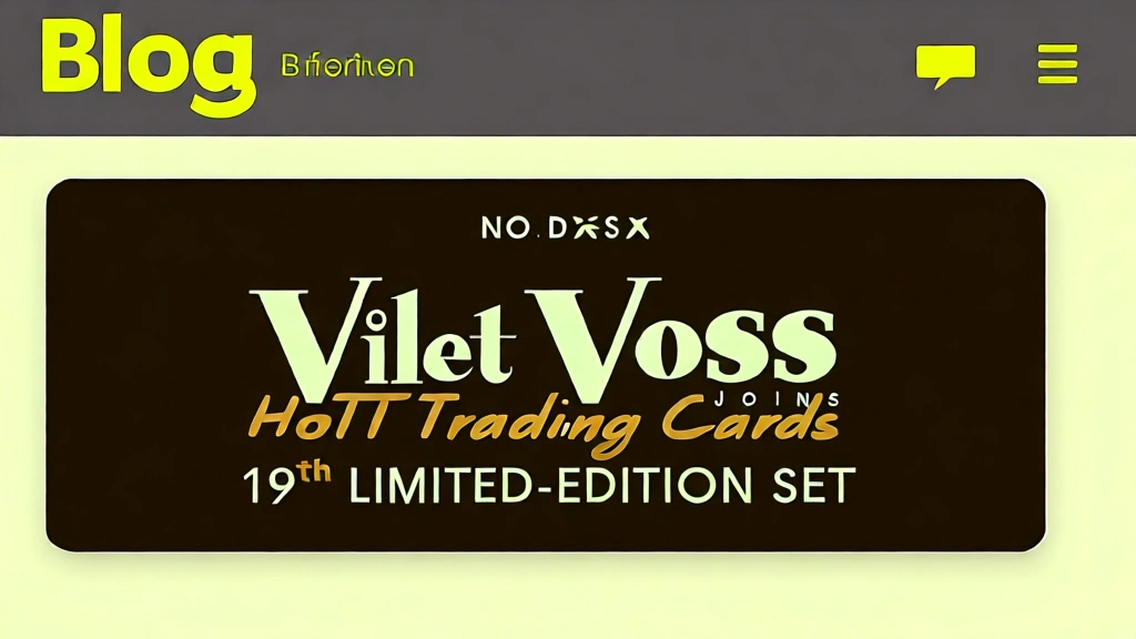 Violet Voss Joins Hott Trading Cards' 19th Limited-Edition Set