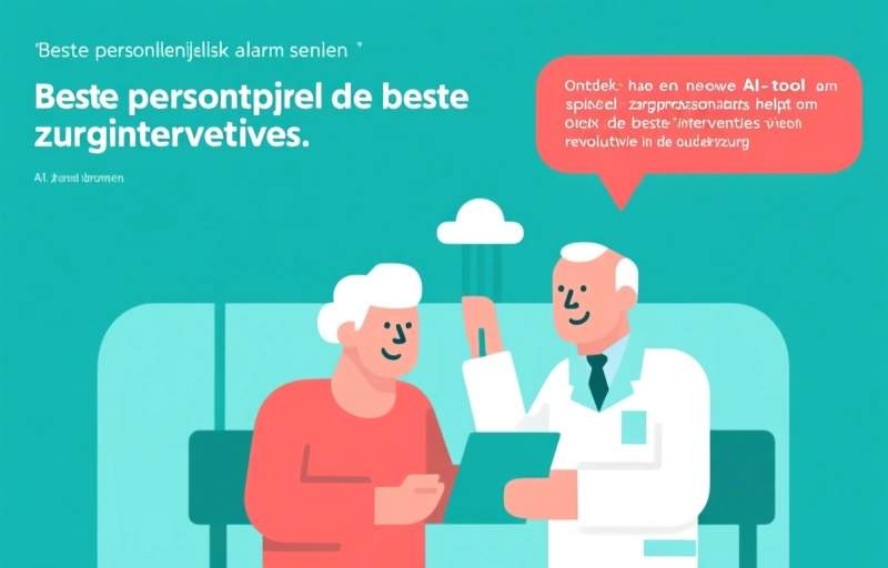 AI-tool vindt snel de beste zorginterventies