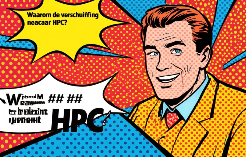 Visuele weergave van Cipher zoekt €1,8 miljard voor HPC datacenters als Bitcoin winst daalt