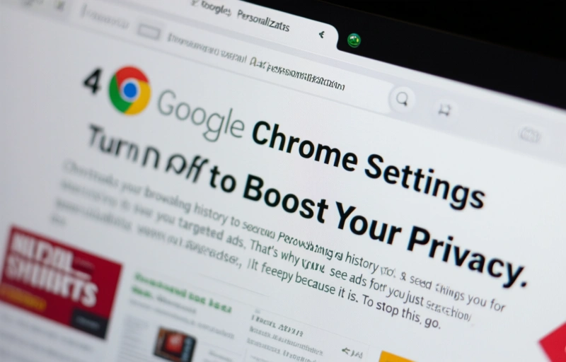 Visual representation of 4 Google Chrome Settings to Boost Your Privacy