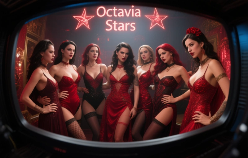 Visual representation of Octavia Red Stars in SLR Harem VR Scene