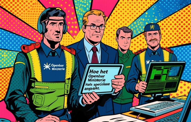 Visuele weergave van Cybercrime in Nederland