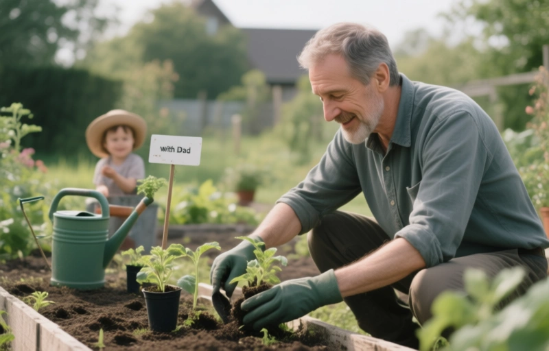 Gardening with Dad: Cultivating Mindfulness and Care