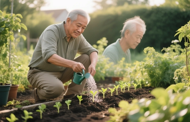 Visual representation of Gardening with Dad
