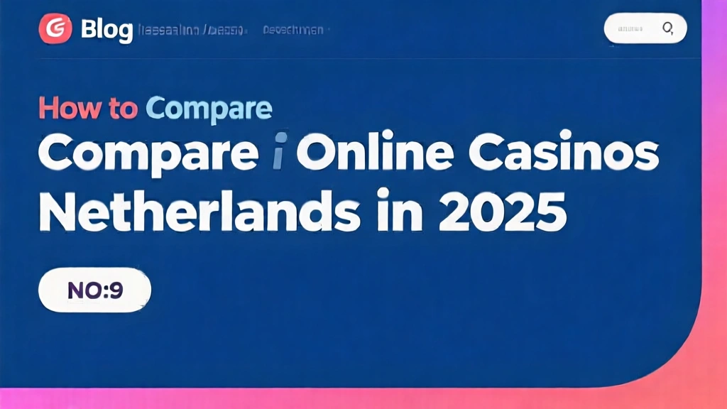 How to Compare Online Casinos in the Netherlands in 2025
