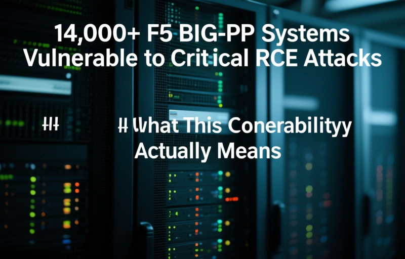 Visual representation of 14,000+ F5 BIG-IP Systems Vulnerable to Critical RCE Attacks