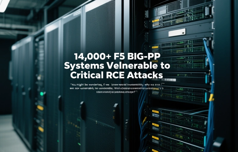 Visual representation of 14,000+ F5 BIG-IP Systems Vulnerable to Critical RCE Attacks
