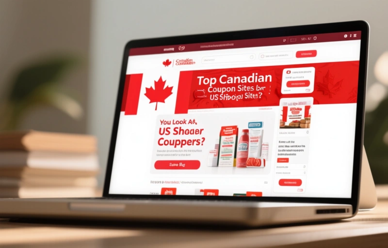 Visual representation of Top Canadian Coupon Sites for US Shoppers