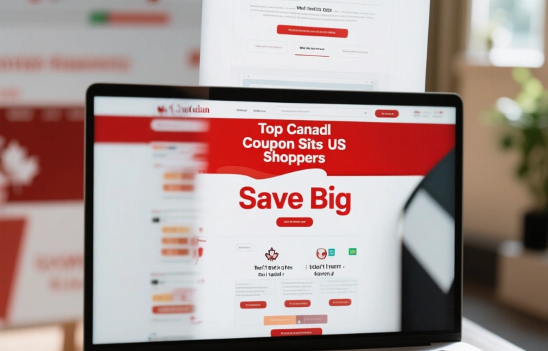Visual representation of Top Canadian Coupon Sites for US Shoppers