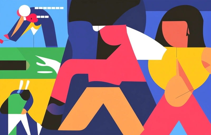 Visual representation of Finding Your Voice Through Dance