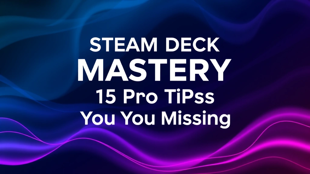 Steam Deck Mastery: 15 Pro Tips You're Missing