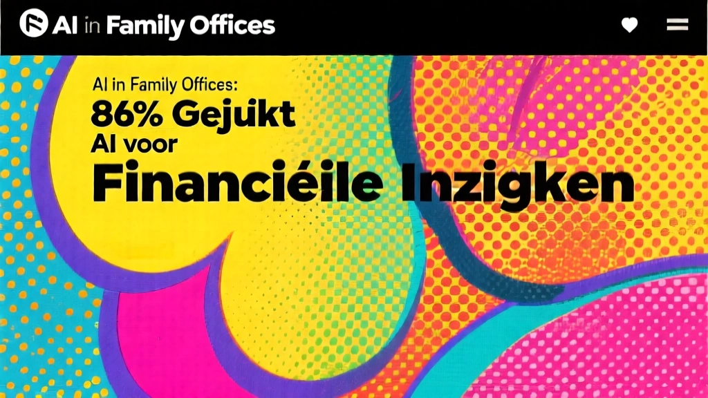 AI in Family Offices: 86% Gebruikt AI voor Financiële Inzichten