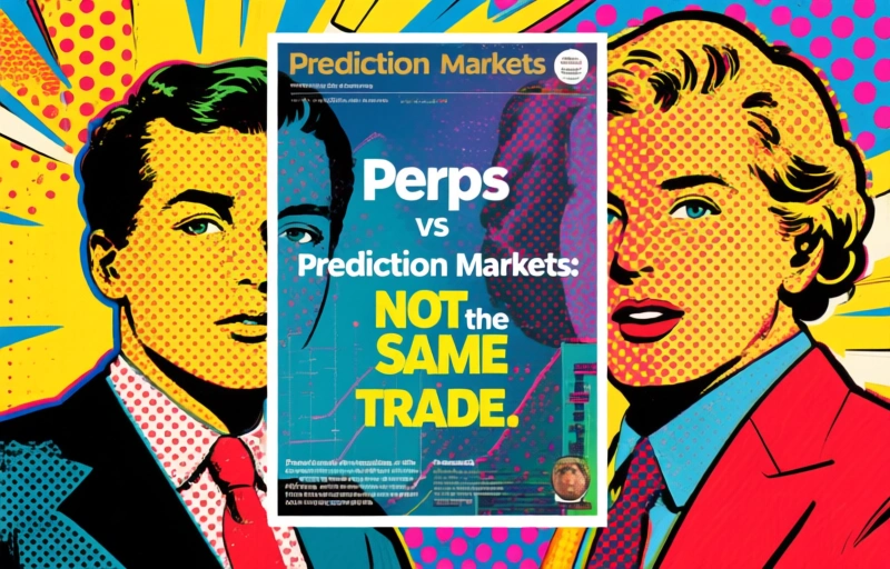 Perps vs Prediction Markets: Not the Same Trade