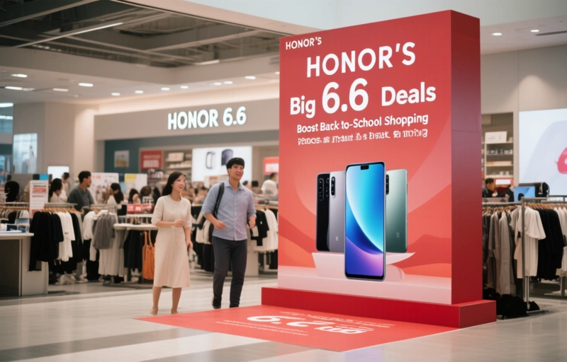 Visual representation of HONOR's Big 6.6 Deals Boost Back-to-School Shopping