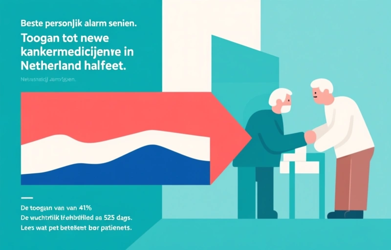 Toegang tot nieuwe kankermedicijnen in Nederland halveert