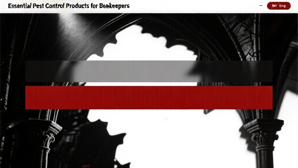 Essential Pest Control Products for Beekeepers