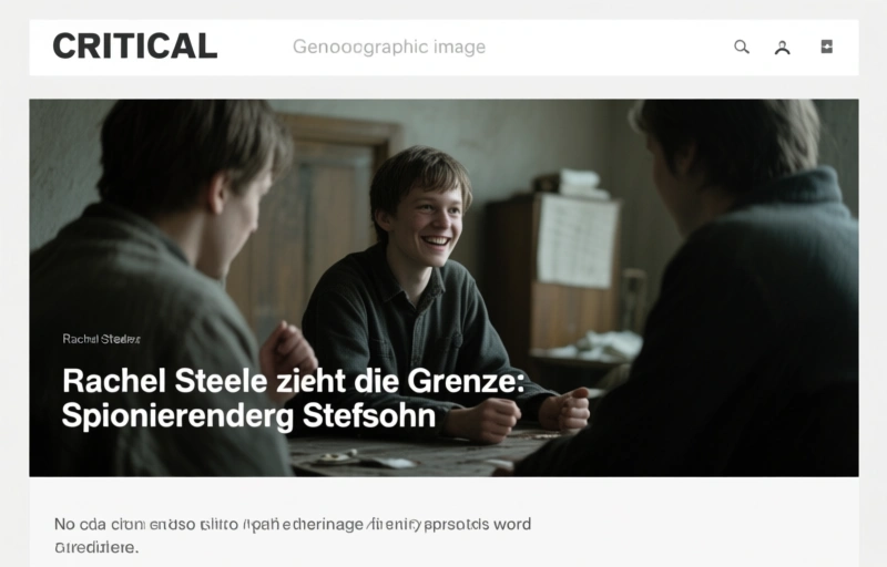 Rachel Steele zieht die Grenze: Spionierender Stiefsohn