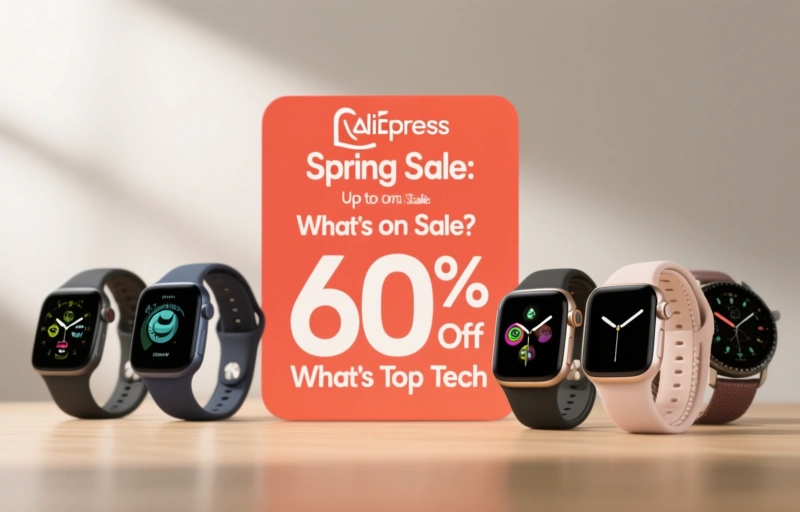 Visual representation of AliExpress Spring Sale