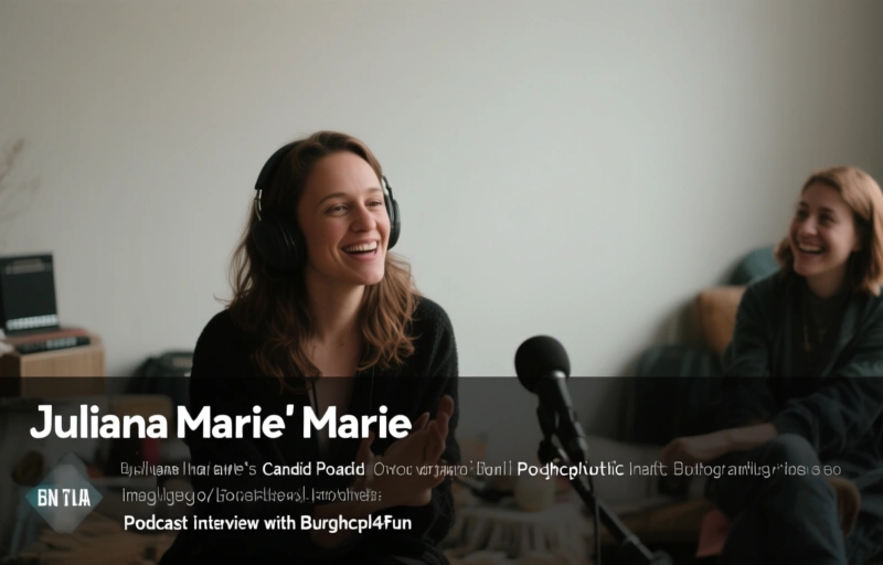 Juliana Marie's Candid Podcast Interview with Burghcpl4fun