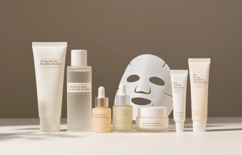 Visual representation of 10-Step Korean Skincare