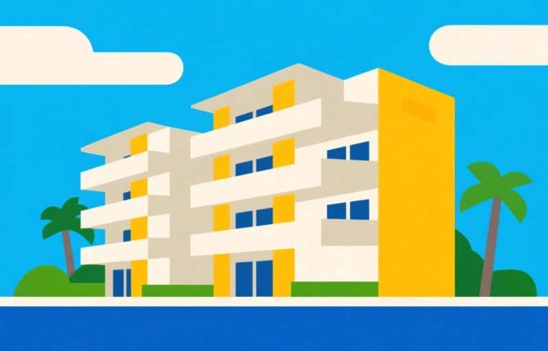 Visual representation of Luxury Condo at 900 NE Spanish River 7E, Boca Raton