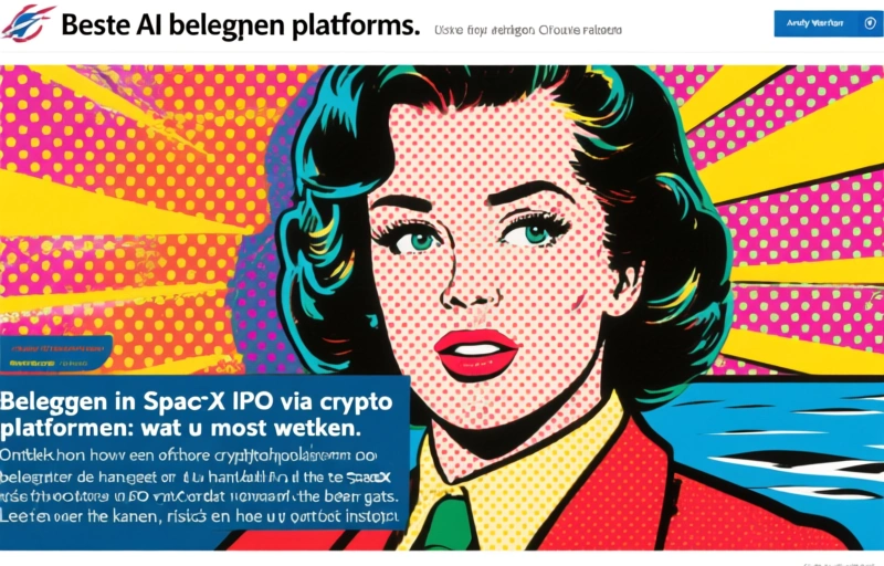 Beleggen in SpaceX IPO via crypto platformen: wat u moet weten