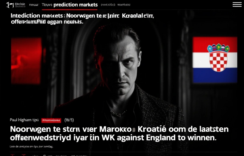 Internationale tips: Noorwegen te sterk voor Marokko, Kroatië wint oefenwedstrijd tegen Engeland