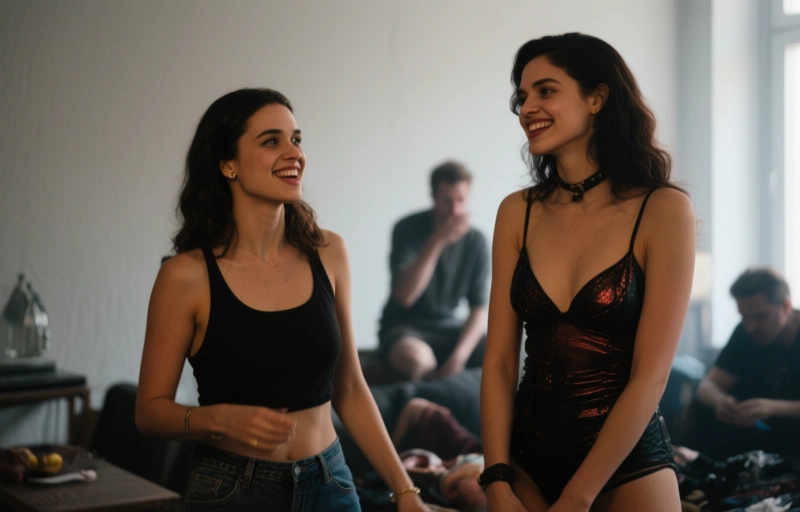 Neue Szenen von Nicole Aria und Samara bei DP Diva und PervCity