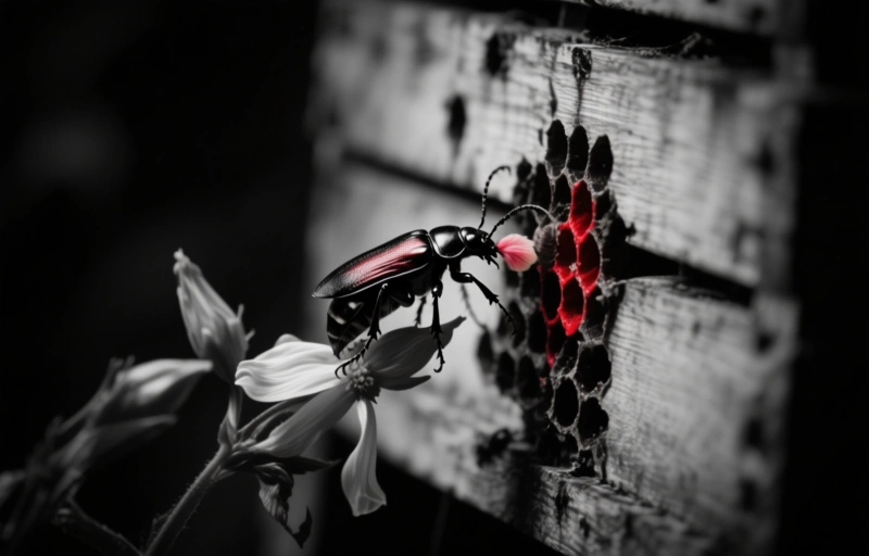 Flower-Smelling Beetles Trick Bees to Raid Hives
