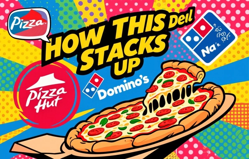 Visual representation of Pizza Hut's $6 Deal Beats BOGO