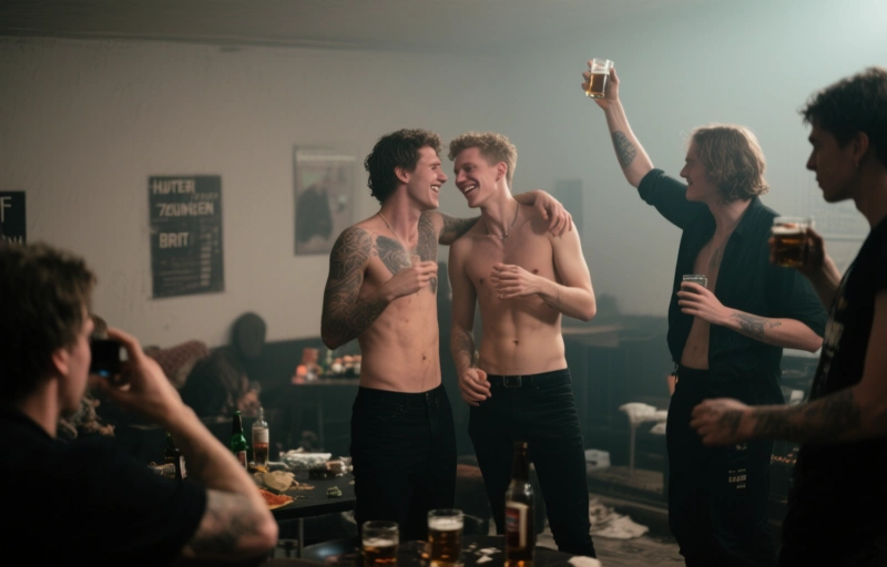 Hunter und Jayden: Heisser Sex nach Zocker-Session bei Hung Young Brit