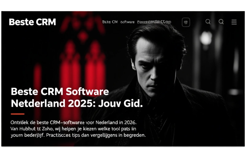 Beste CRM Software Nederland 2026: Jouw Gids